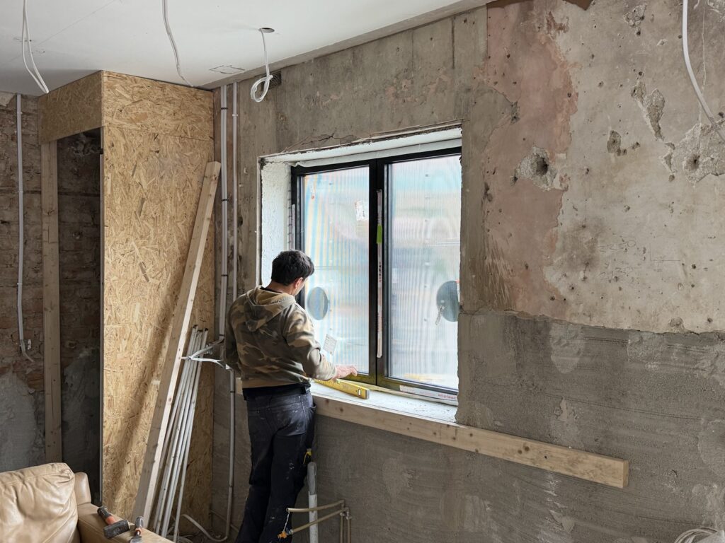 Professional aluminium window installation in Blackrock, Dublin by Quantum Glazing