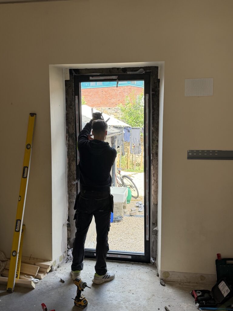 Aliplast aluminium window installation Blackrock Dublin