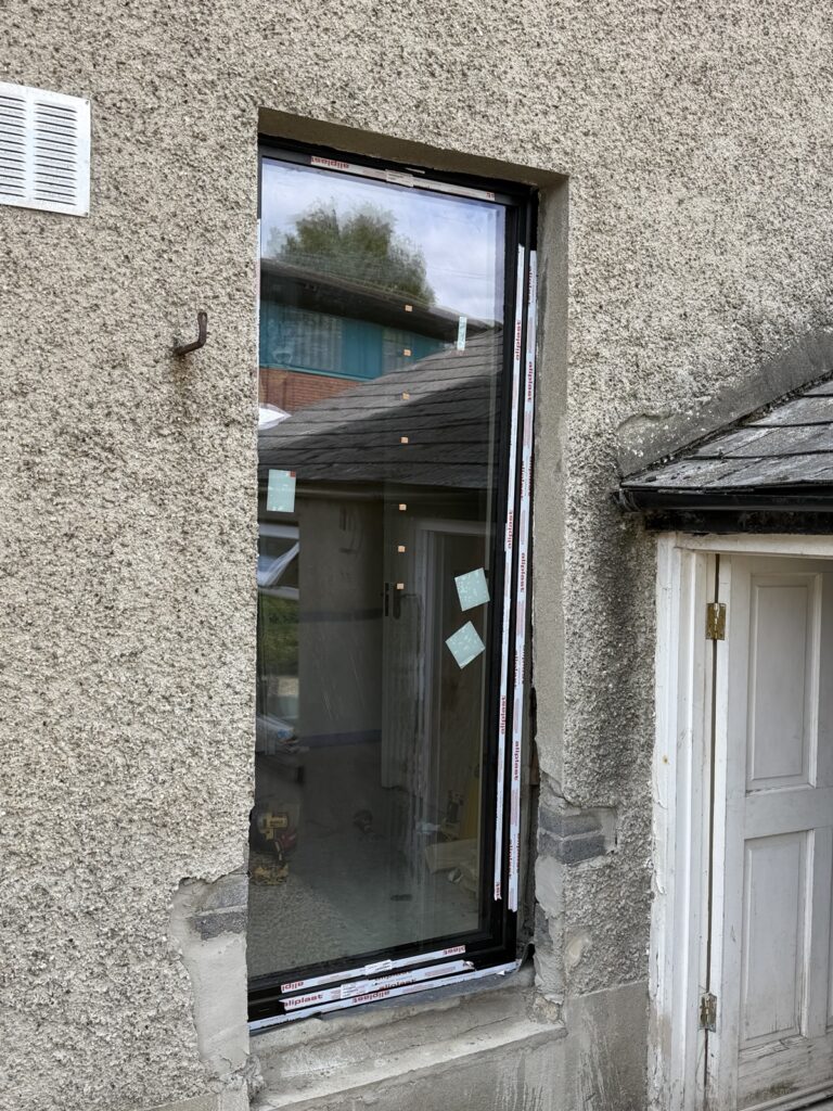 Professional aluminium window installation in Blackrock, Dublin by Quantum Glazing